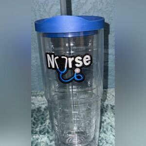 TERVIS 24oz Tumbler NURSE Emblem with Lid. Great Condition!